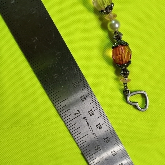 Pink breast cancer toggle beaded bracelet faux pearl goldtone silvertone - Picture 4 of 5